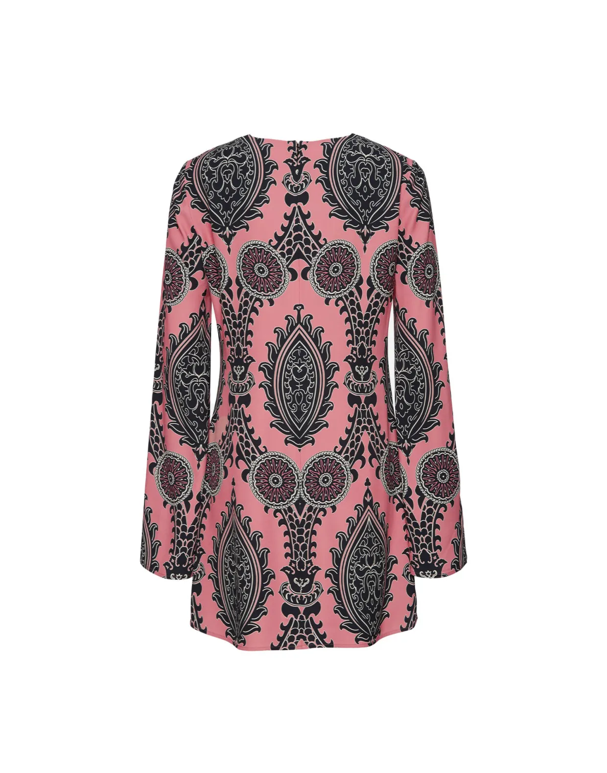 Mini Supremes Swing DressOltrarno Pink in Sablé Satin