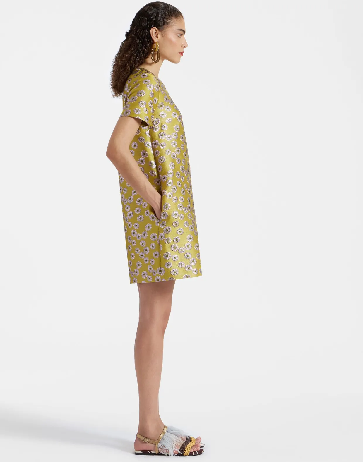 Mini Swing DressMargarita in Jacquard