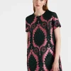 Mini Swing DressOltrarno Pink in Jacquard