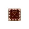 Mini Trinket TrayThe Keys Bordeaux in Porcelain