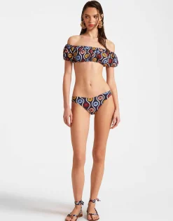 Mirage BottomWhitsun Mini Blue in Piquet Lycra