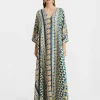 Muumuu DressCasareale Small Plac&egrave;e Cream in Silk Twill