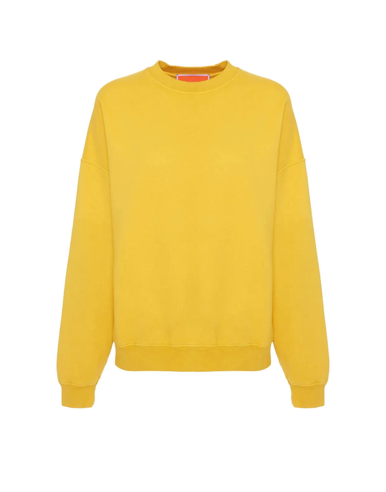 Off Court SweatshirtSolid Dark Yellow in Jersey