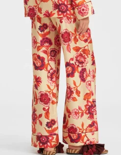 Pajama PantsHottie Cream in Silk Twill