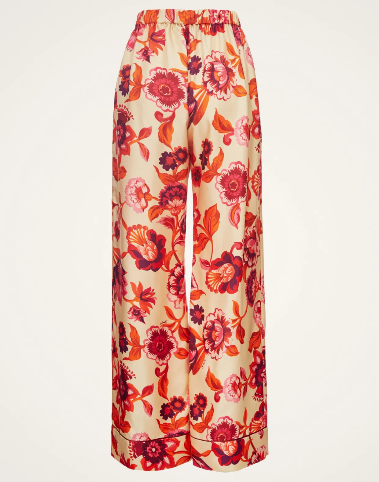 Pajama PantsHottie Cream in Silk Twill