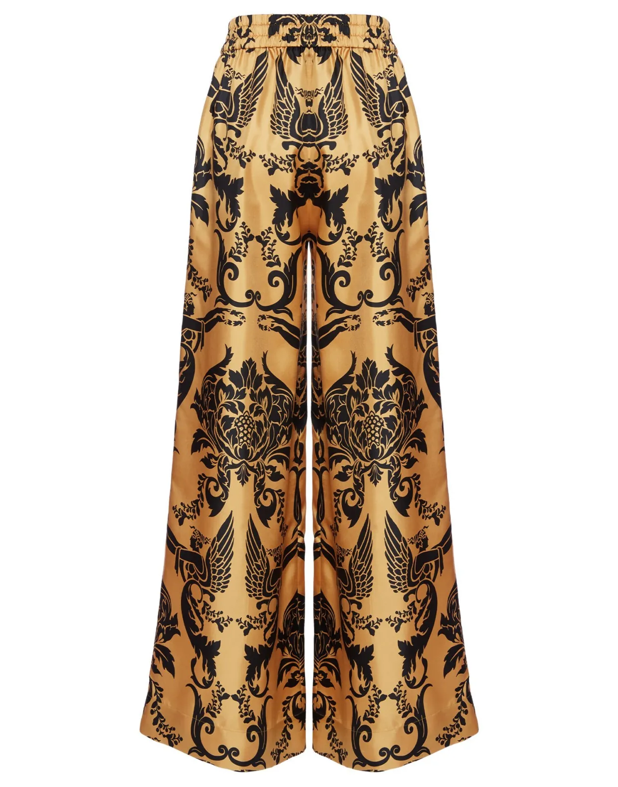 Palazzo PantsCherubs Gold in Silk Twill