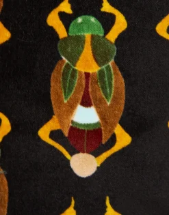 24/7 PantsScarab Black in Cotton Velvet