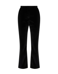 24/7 PantsSolid Black in Cotton Velvet