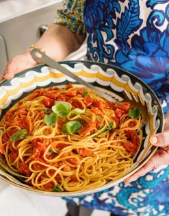 Pasta BowlNapoli in Porcelain