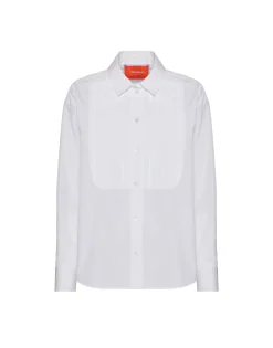 Peggy ShirtSolid White in Tailor Poplin