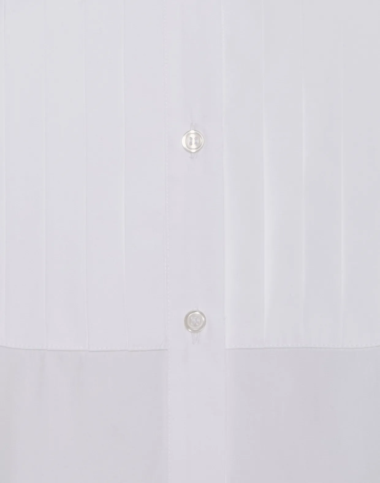 Peggy ShirtSolid White in Tailor Poplin