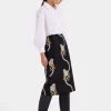 Pencil SkirtMelograno Black & White in Cady Wool