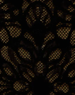 Pencil SkirtVaudeville Brown in Cotton Lace