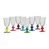 Perfetto Glasses Set of 8Mixed in Murano Glass