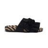 Pimento SlideSolid Black in Viscose & Jute