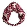 Pinup HeadbandFans Purple in Twill