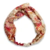 Pinup HeadbandHottie Cream in Embroidered Organza