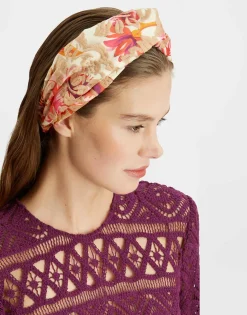 Pinup HeadbandHottie Cream in Embroidered Organza
