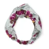 Pinup HeadbandSilver in Textured Sequins