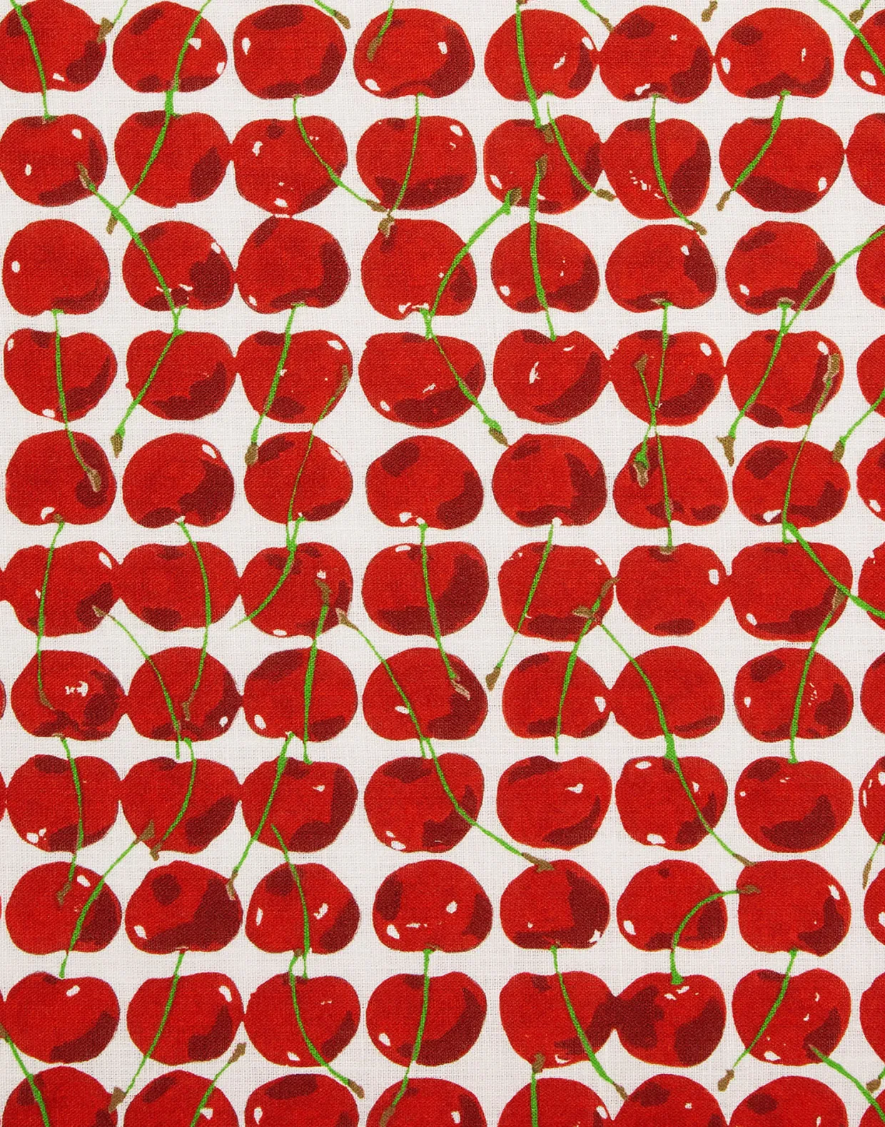 Placemat Set Of 2Cherries Avorio in Linen