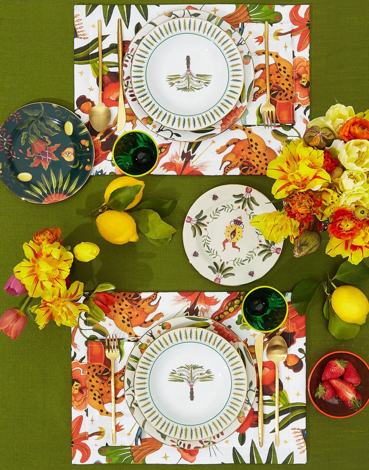 Placemat Set Of 2Jungle Book in Linen