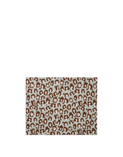 Placemat Set Of 2Lady Leopard Acqua in Linen
