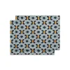 Placemat Set Of 2Plaza Small Light Blue in Shot Cotton