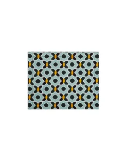 Placemat Set Of 2Plaza Small Light Blue in Shot Cotton