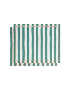 Placemat Set Of 2Riviera Green in Linen