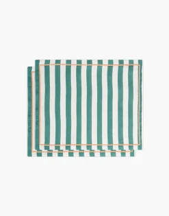 Placemat Set Of 2Riviera Green in Linen