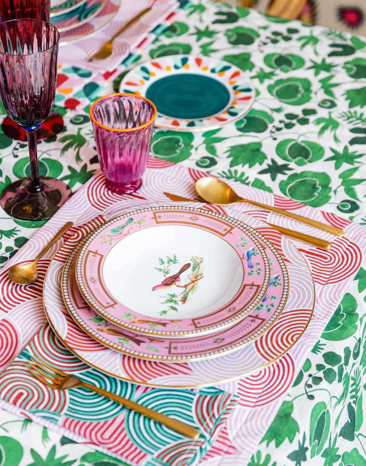 Placemat Set Of 2Slinky Rosso in Linen
