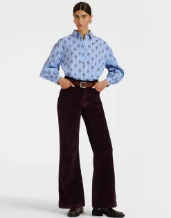 Poet ShirtGryphos Light Blue in Cotton Poplin