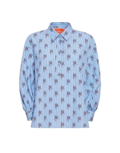 Poet ShirtGryphos Light Blue in Cotton Poplin