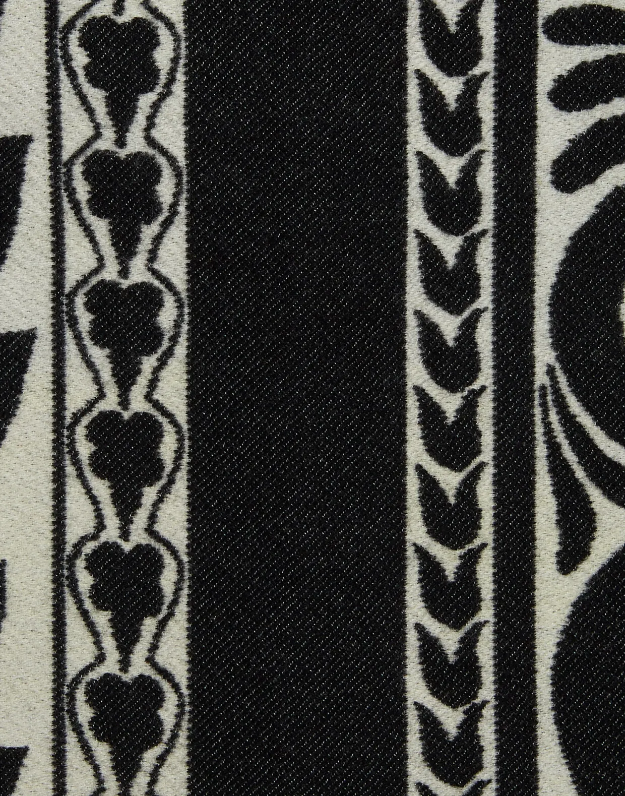 PonchoMix Tiles Black in Wool