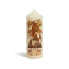 Printed Pillar CandleThe Dragon Multicolor in Wax