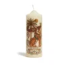 Printed Pillar CandleThe Sphynx Multicolor in Wax