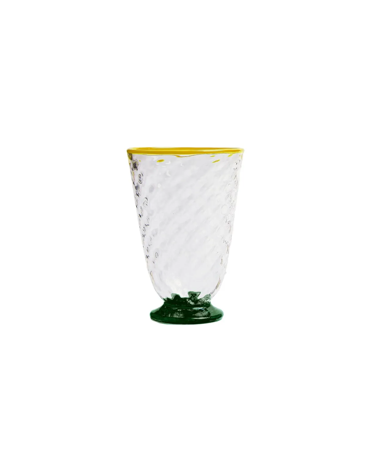 Quilted Glasses Set Of 4Multicolor in Murano Glass