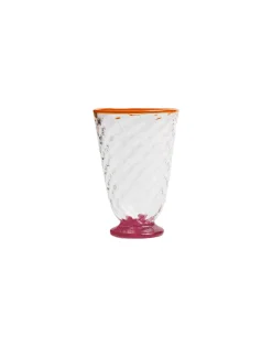 Quilted Glasses Set Of 4Multicolor in Murano Glass