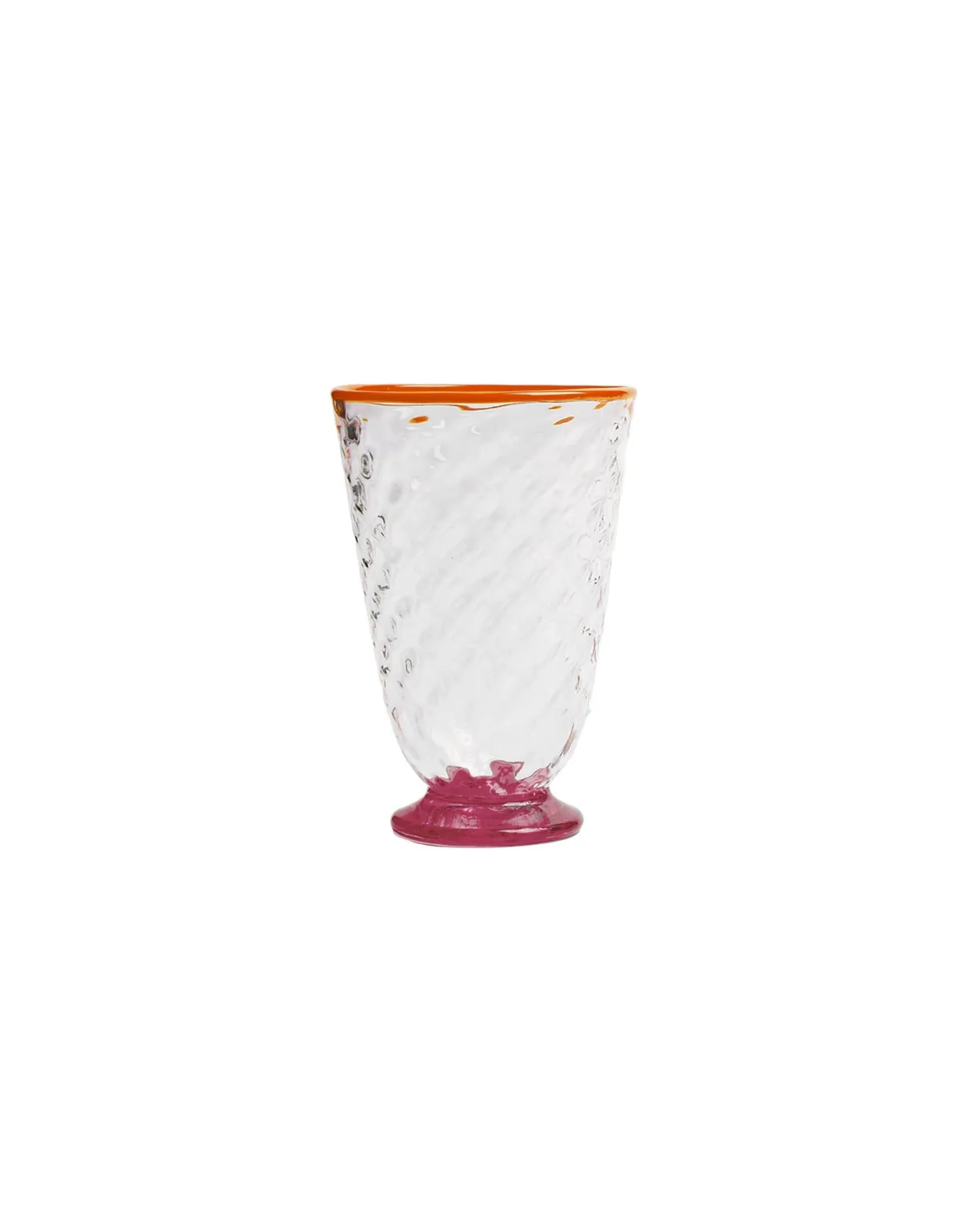 Quilted Glasses Set Of 4Multicolor in Murano Glass