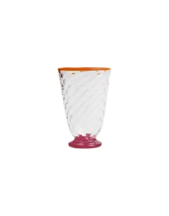 Quilted Glasses Set Of 4Multicolor in Murano Glass