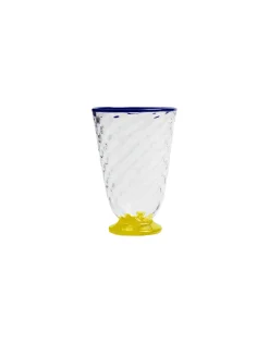 Quilted Glasses Set Of 4Multicolor in Murano Glass