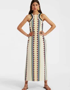 Racer DressDoric Plac&eacute;e Cream in Envers Satin