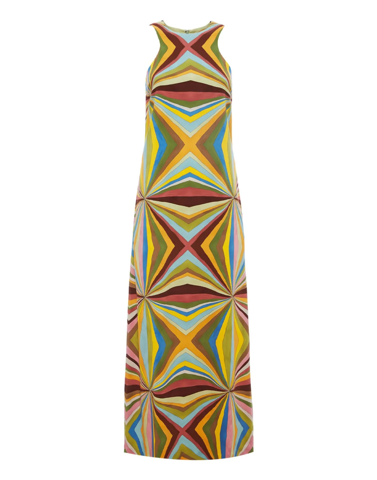 Racer DressRainbow Placée in Envers Satin