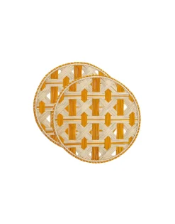 Raffia Placemats Set Of 2Napoli Saffron in Iraca