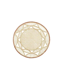 Raffia Placemats Set Of 2Sol Brick in Raffia