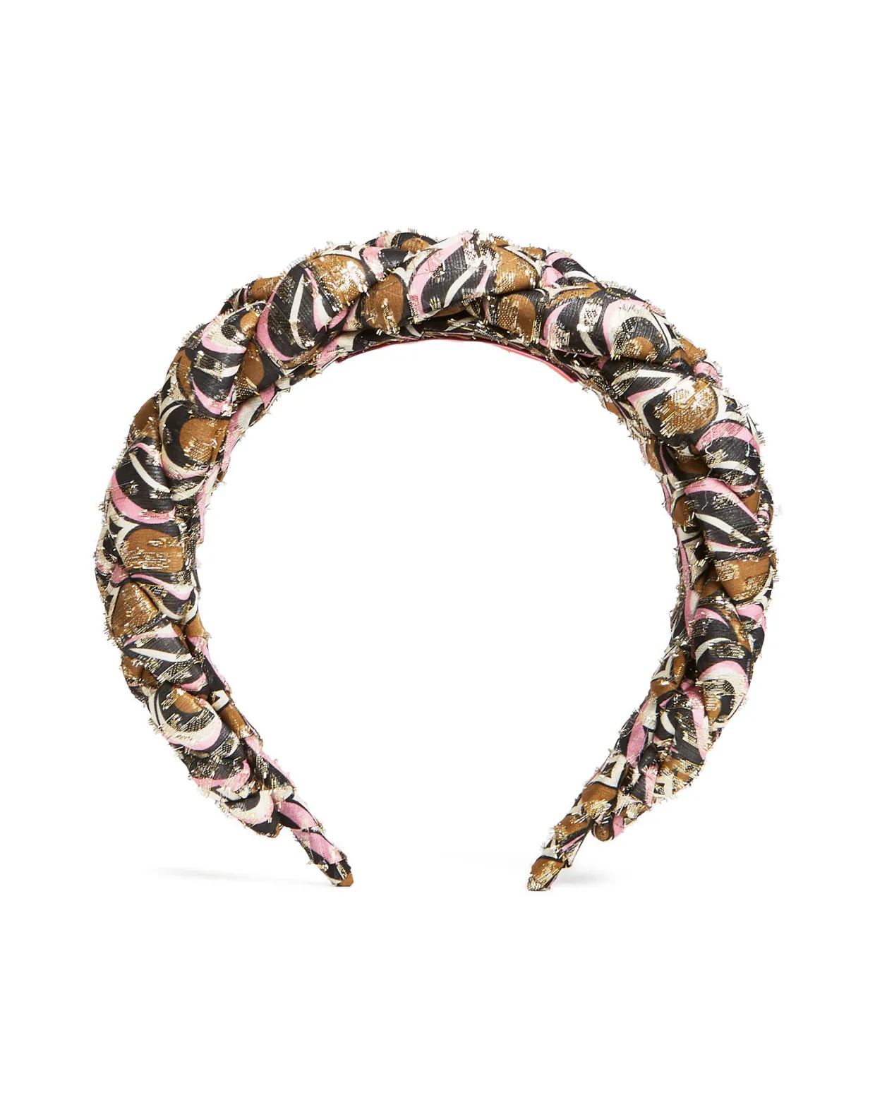 Rapunzel HeadbandJive Pink in Lurex Fil Coupé