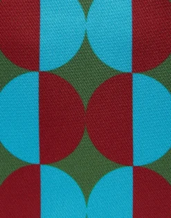 Round PochetteMezzaluna Green in Duchesse