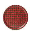 Round Printed TrayCherries Verde in Laminated Birch Wood