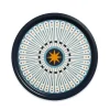 Round Printed TrayFeria Midnight in Laminated Birch Wood