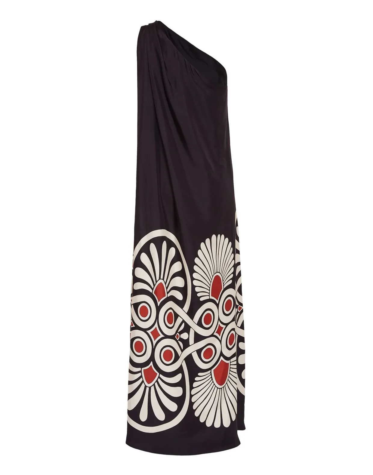 Roy DressMedallion Placée Black in Silk Twill